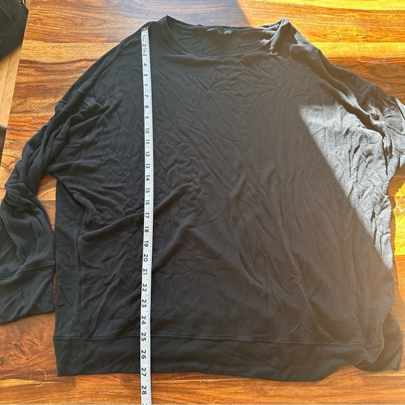 Designer Polo Ralph Lauren oversized Long Sleeve shirt sweatshirt 2X XXL black - Picture 8 of 9